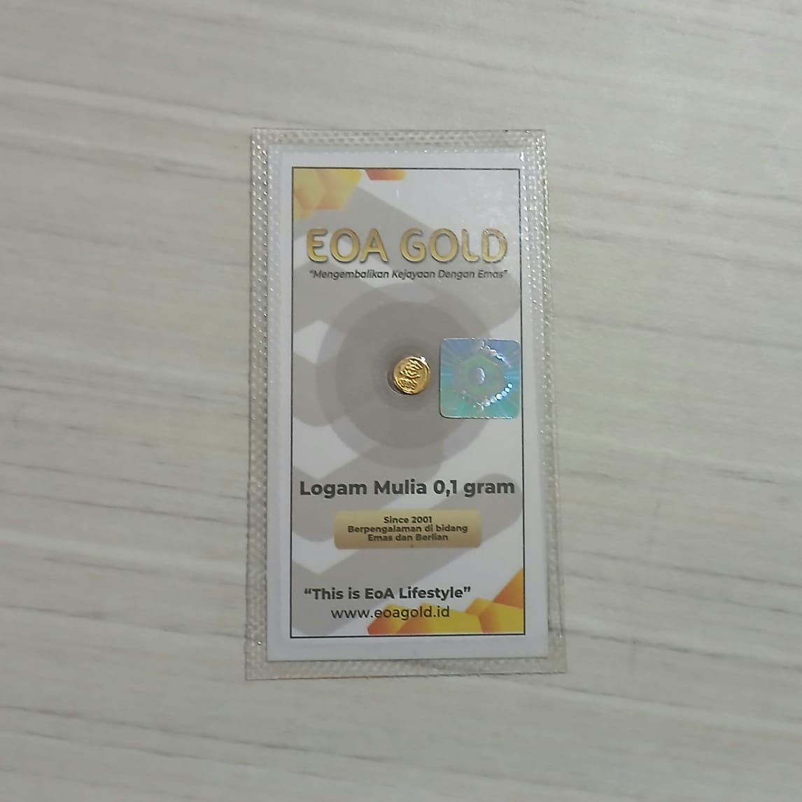 EOA Gold Reguler 0,1gr